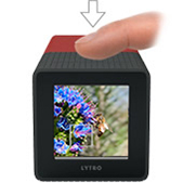 Lytro Camera shutter button